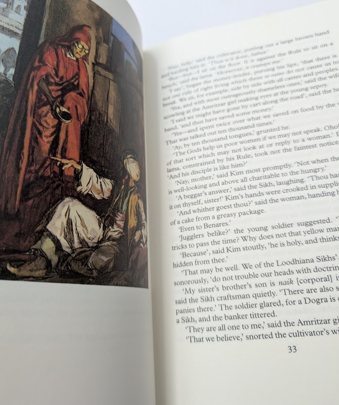 Kim Rudyard Kipling Folio Society Edition Classic Literature HC 1995 with case