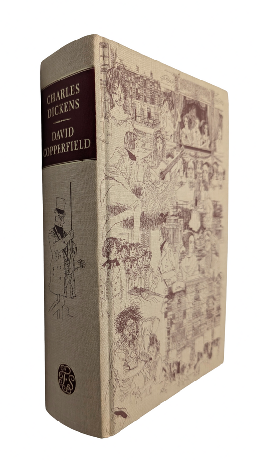 David Copperfield Charles Dickens 1983 No case Folio Society Bound upside down