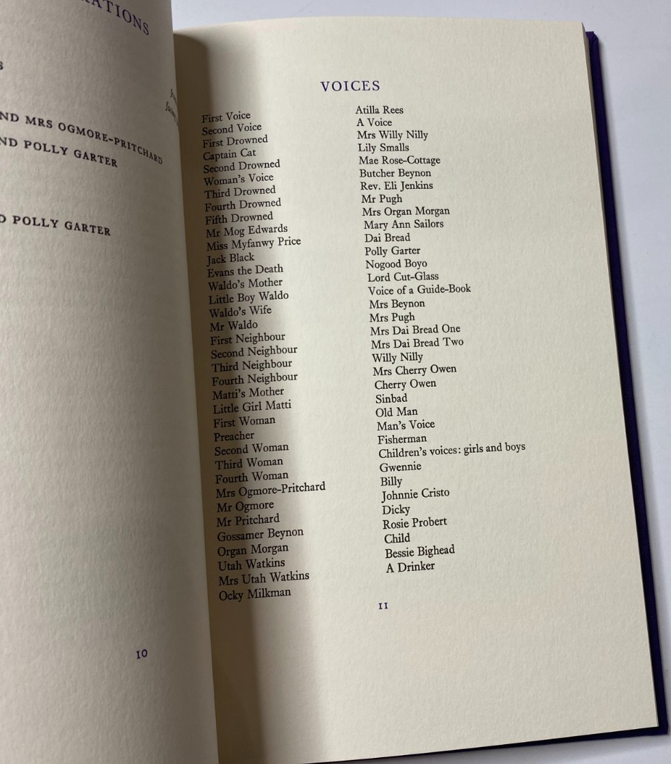 Under Milk Wood Dylan Thomas - Poetry - Folio Society