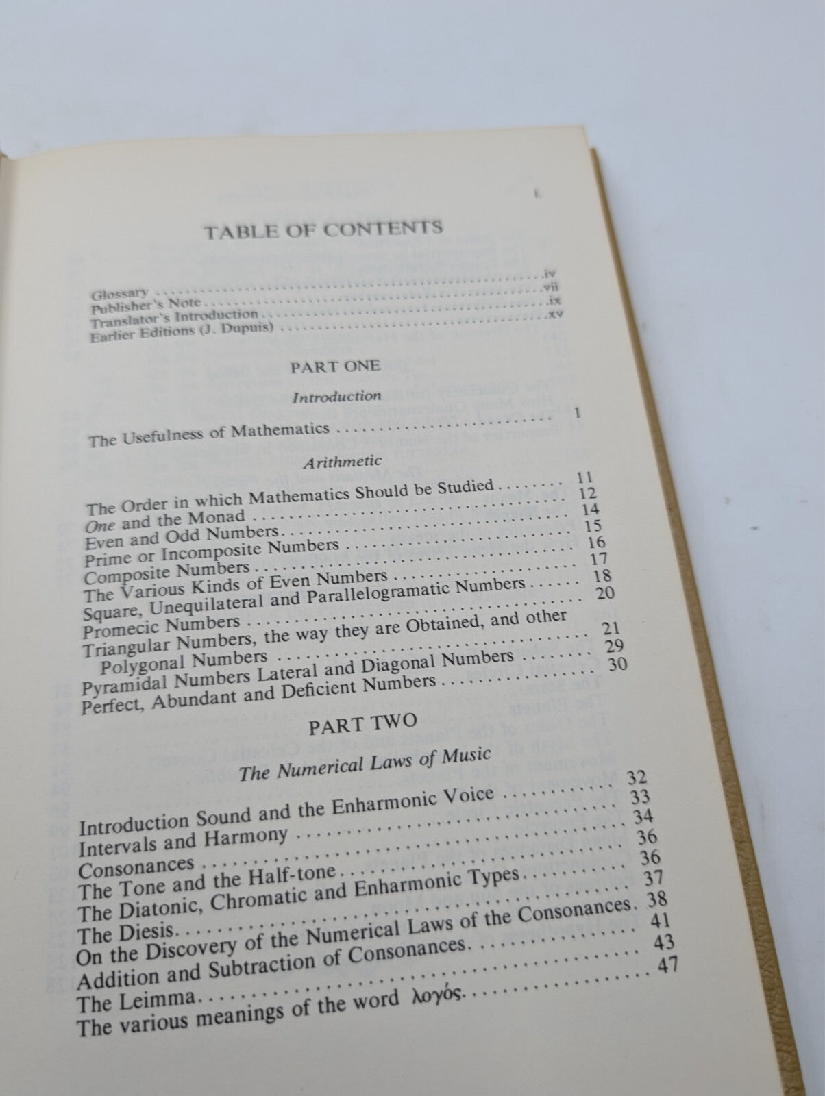 Theon of Smyrna: Mathematics Useful for Understanding Plato or Pythagorean maths