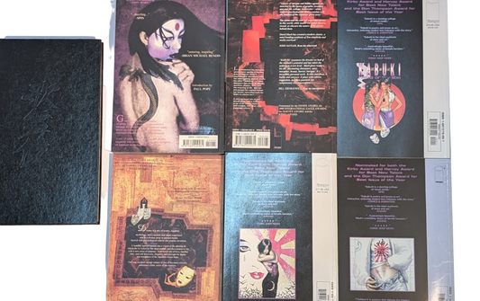 Kabuki Graphic Novels Comics (Kabuki Vol 1-5, Scarab)+ Hardcover Sketch Guide