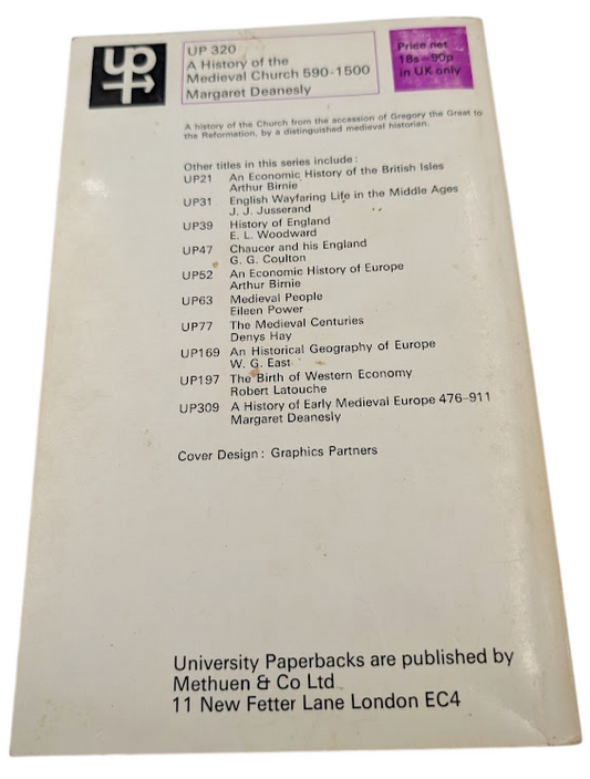 A history of the medieval church 590-1500  Reformation