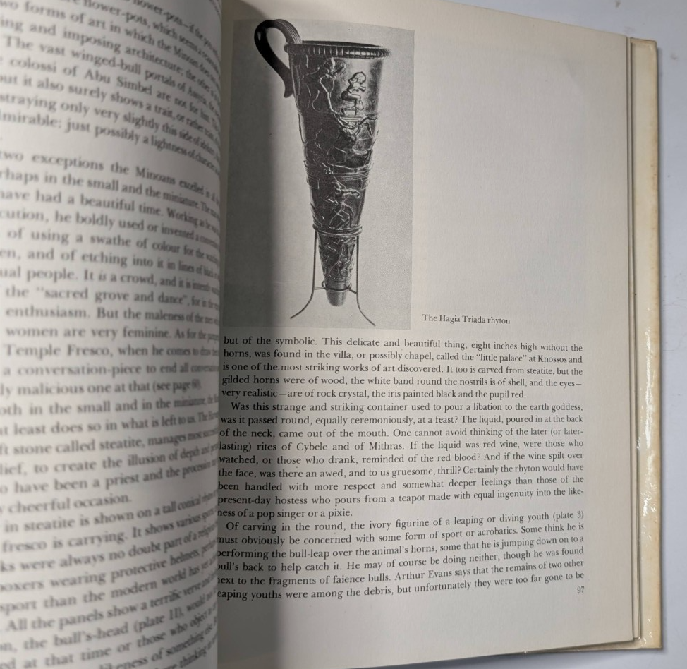 Minoan Crete by H E Mellersh Hardcover Archaeology
