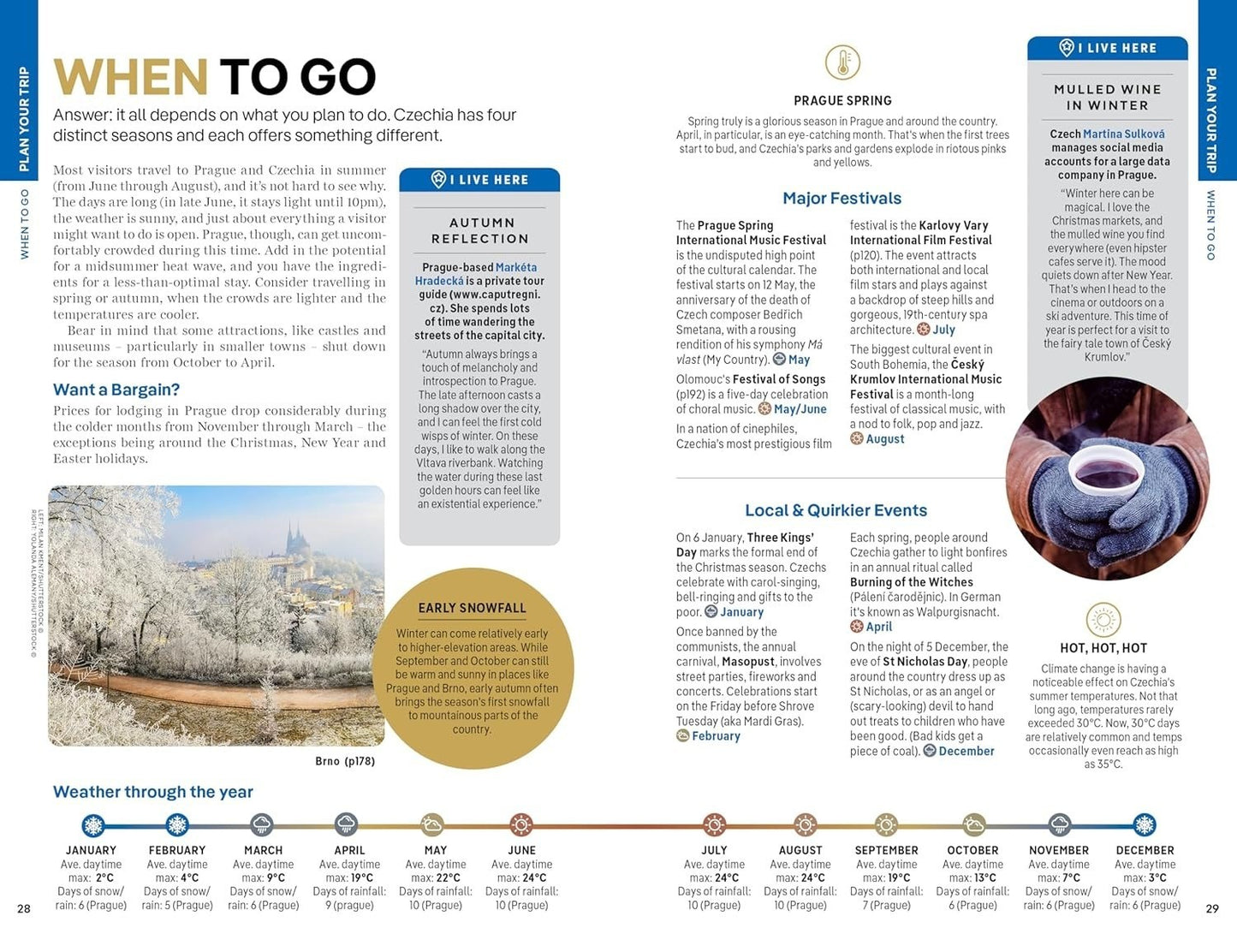 Lonely Planet Prague & Czechia PLUS Pocket Prague 2x Paperbacks in one deal