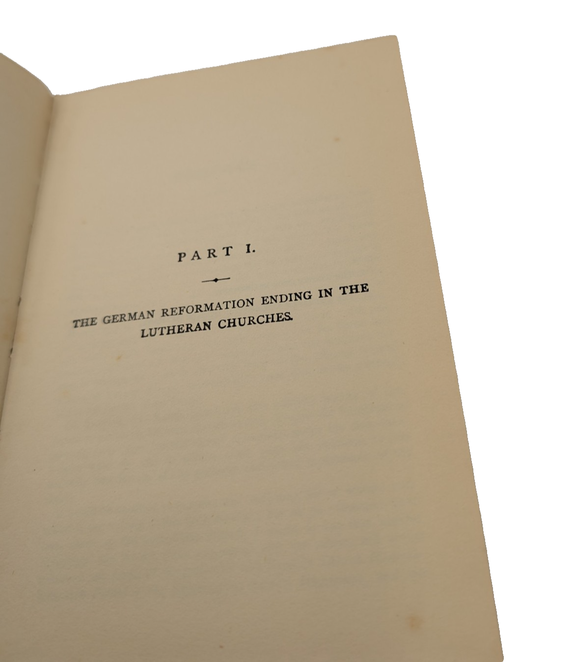 A HISTORY OF THE REFORMATION