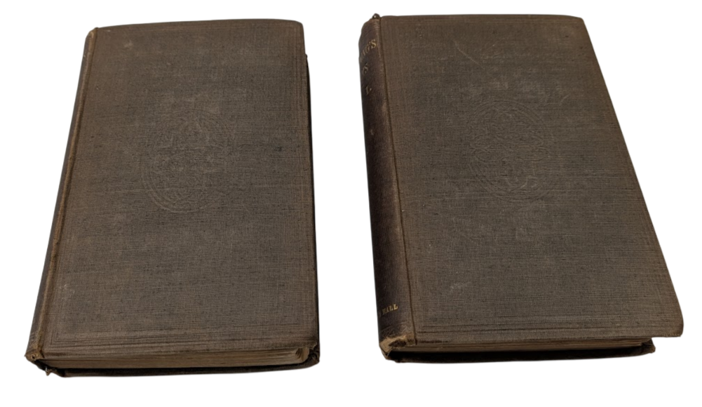 Browning's poems 2 volumes Elizabeth Barrett Browning 1849 Edn. Chapman Hall