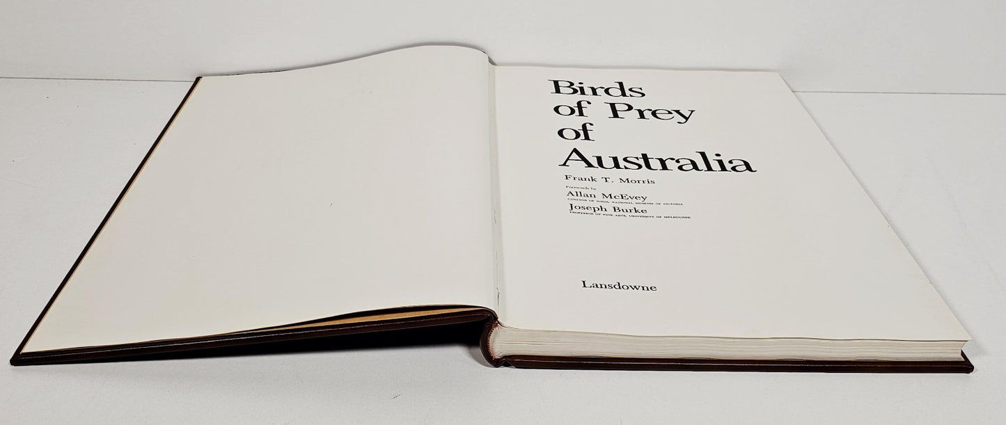 Birds of Prey of Australia Frank Morris 1st ltd edition HUGE leather bound 1973