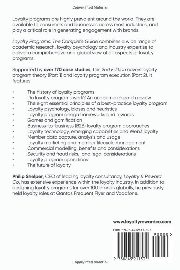 Loyalty Programs 2nd Ed The Complete Guide by Stacey Lyons Paperback Book