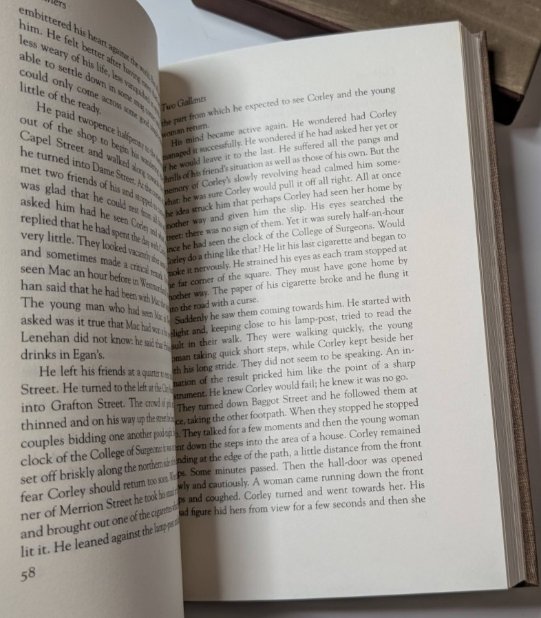 Dubliners James Joyce 2003 Short Stories Fiction Folio Society Hardcover