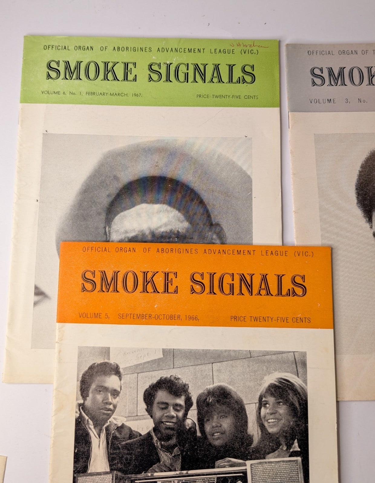 Smoke Signals Aborigines Advancement League 3 x vintage Journals PB 1960s