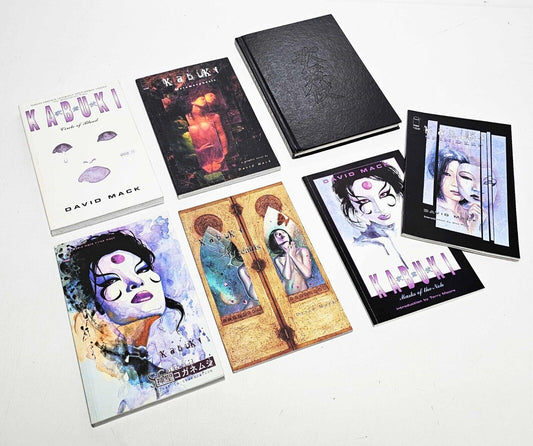 Kabuki Graphic Novels Comics (Kabuki Vol 1-5, Scarab)+ Hardcover Sketch Guide