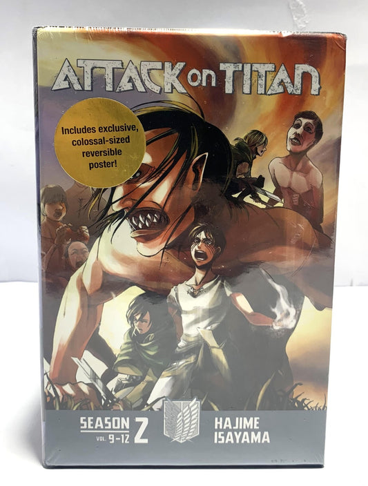 Attack on Titan Season 2 Vol. 9-12 English Manga NEW SEALED