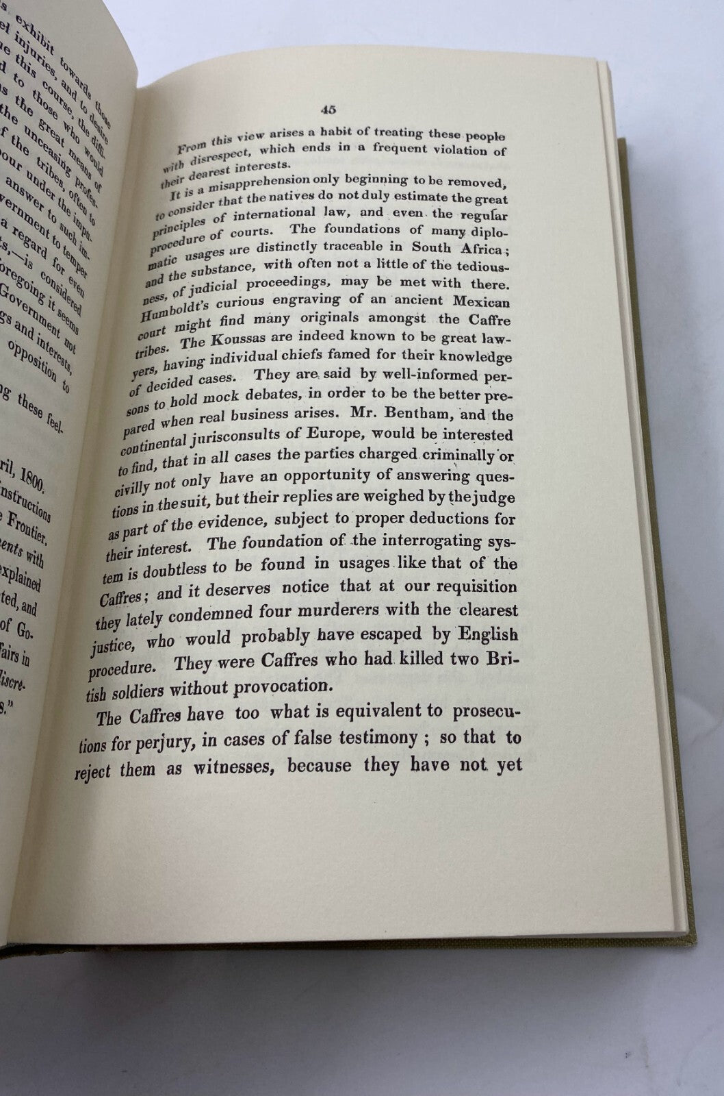 Humane Policy Or Justice to the Aborigines of New Settlements 1968 printing