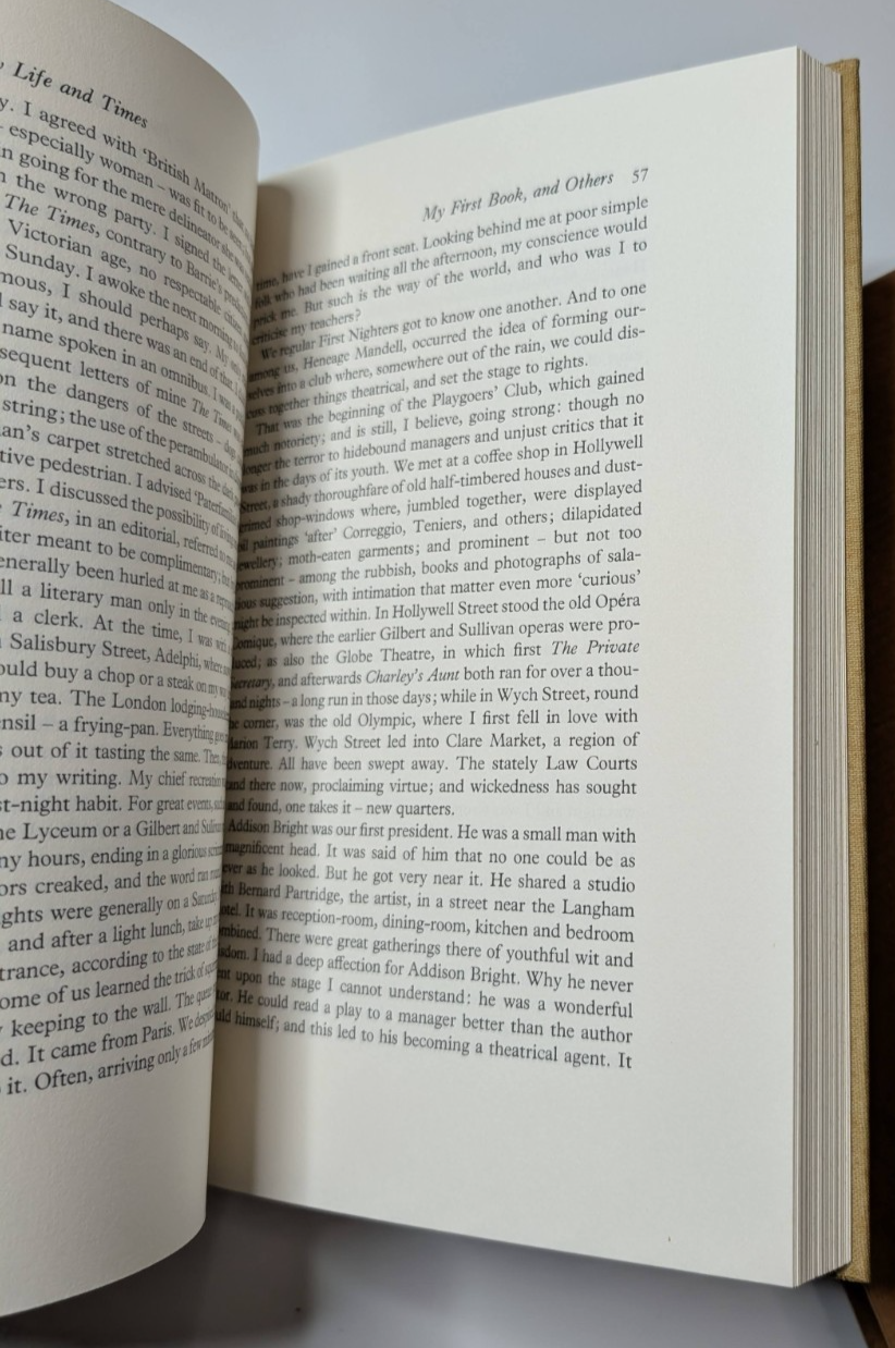 My Life and Times Jerome K. Jerome 1992 Autobiography Memoir Folio Society