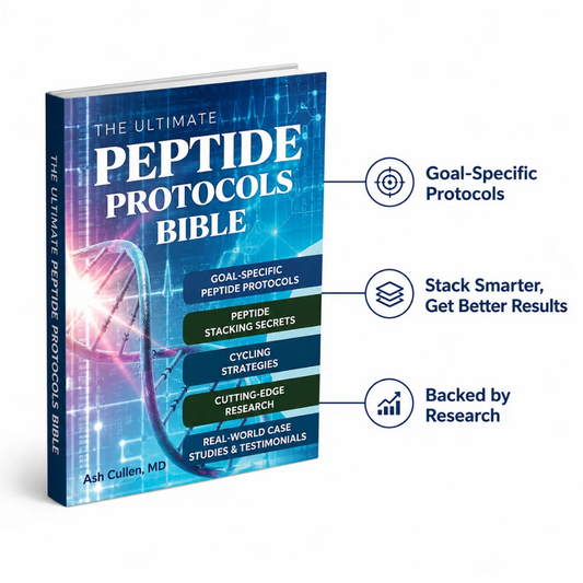 The Ultimate Peptide Protocols Bible by Ash Cullen MD - front cover