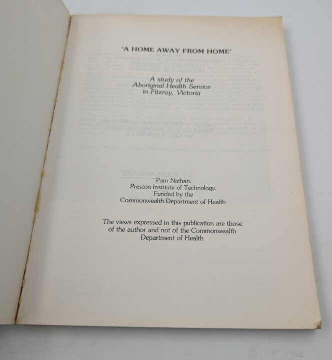 A Home Away From Home by Pam Nathan (Paperback, 1980) Sociological Study