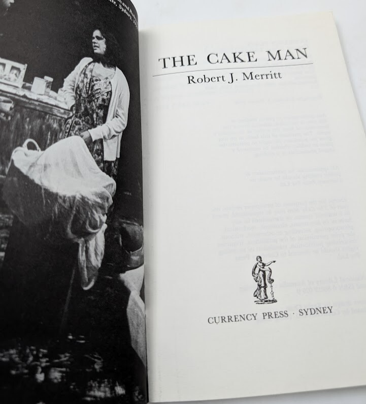 The Cake Man by Robert J. Merritt (Paperback, 1983) Vintage, Plays, Drama