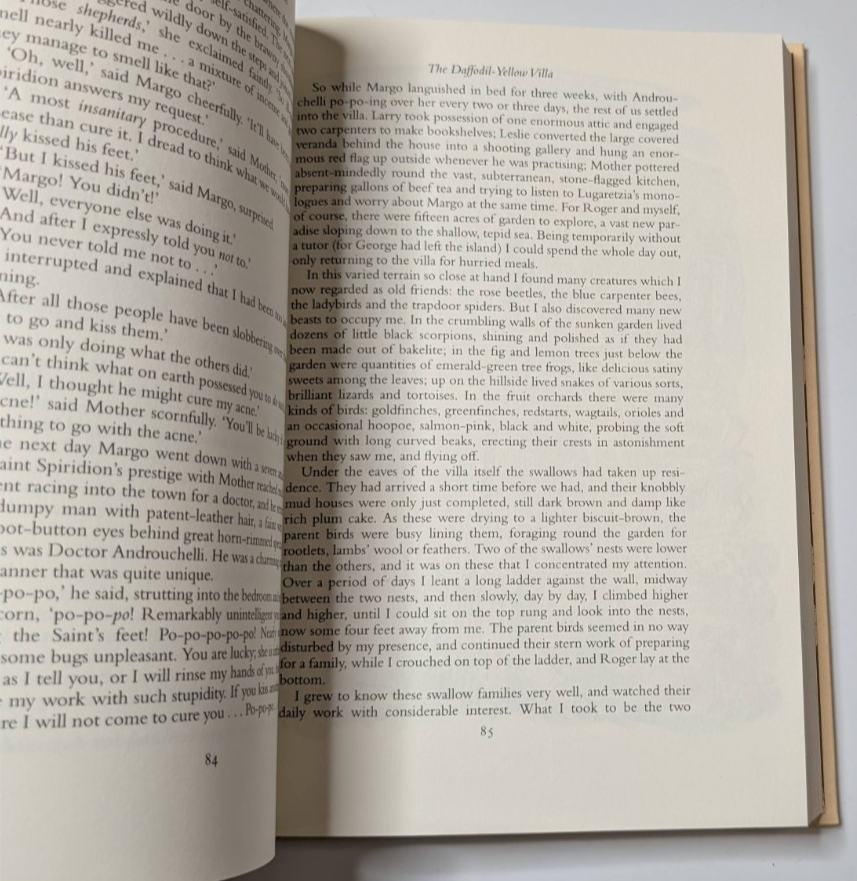 My Family and Other Animals Gerald Durrell 2006 Memoir Travel Folio Society