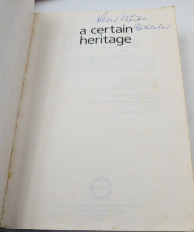 A Certain Heritage Programs for Aboriginal Families in Australia Paperback 1983