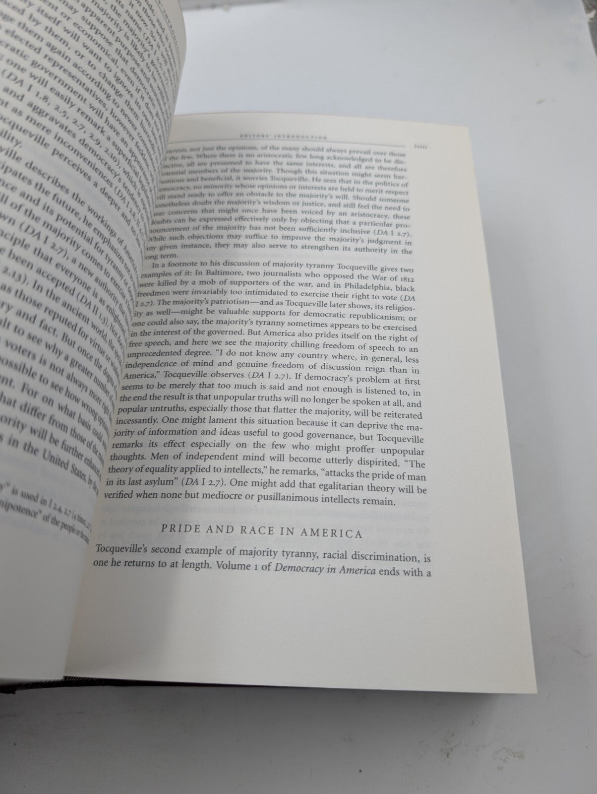 Alexis De Tocqueville Folio Society 2002 Democracy in America Hardcover in Case