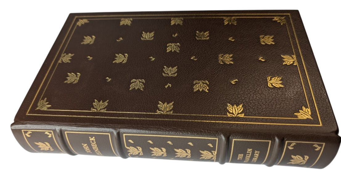 John Steinbeck- Tortilla Flat, Of Mice and Men, Cannery Row. Franklin Library Leather Bound Edition