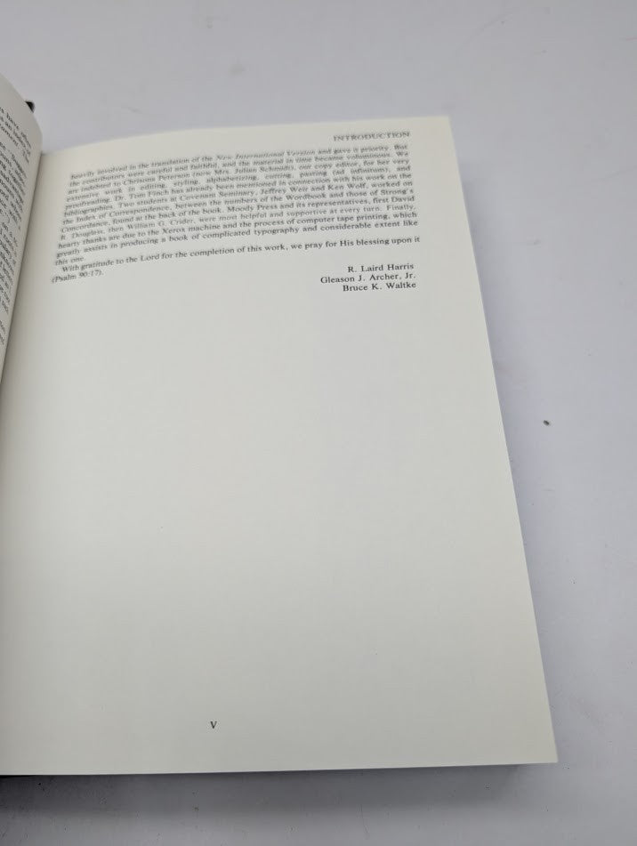 Theological Wordbook of the Old Testament 2 Volume Set by Harris, Archer, Waltke