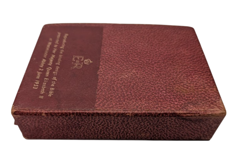 Oxford Miniature Coronation Bible Oxford University Press 1953 in case