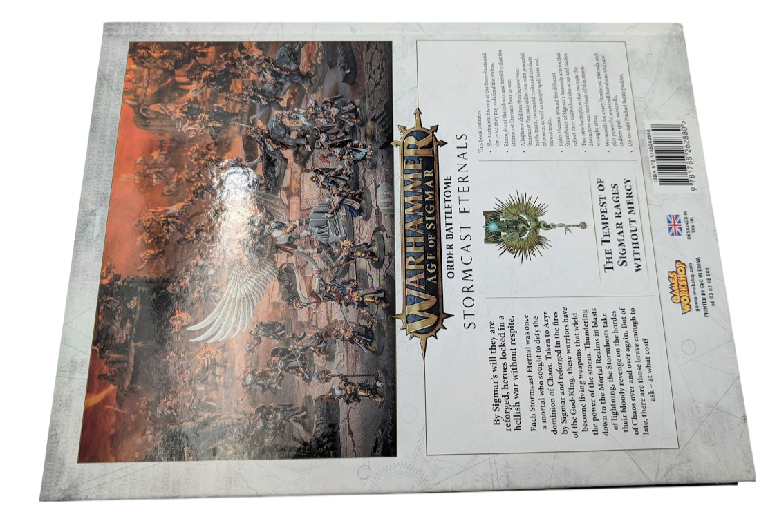 Warhammer Age of Sigmar Battletome Stormcast Eternals Citadel HC 2018 RPG Gaming