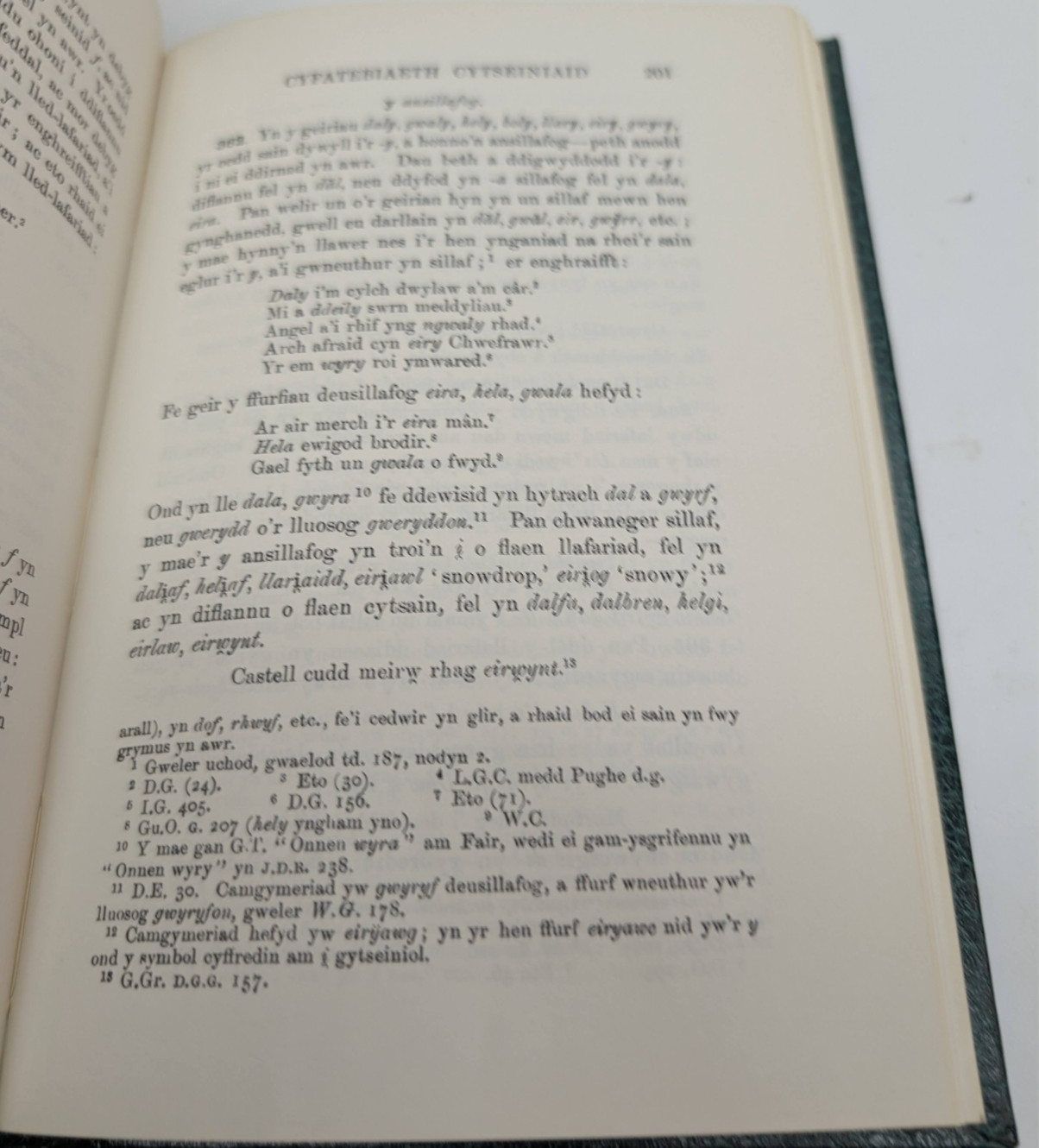 Cerdd Dafod by Sir John Morris Jones - WELSH Poetry HardcoverLinguistics
