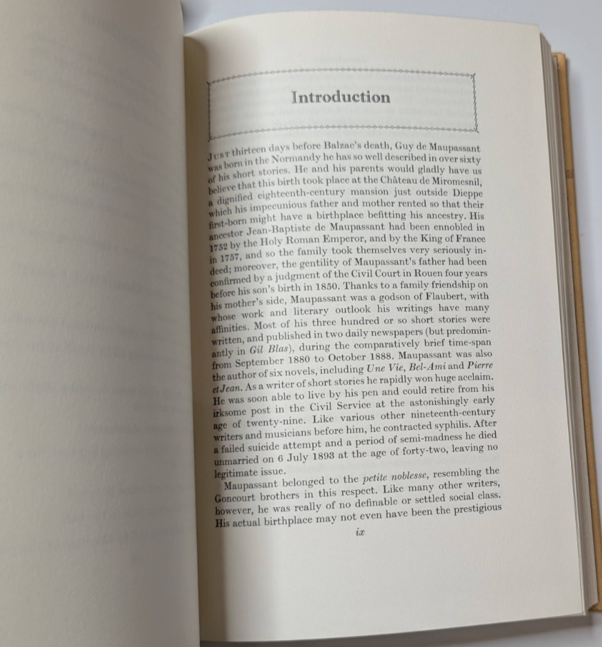 Bed 29 and Other Stories Guy de Maupassant 1994 stories fiction Folio Society