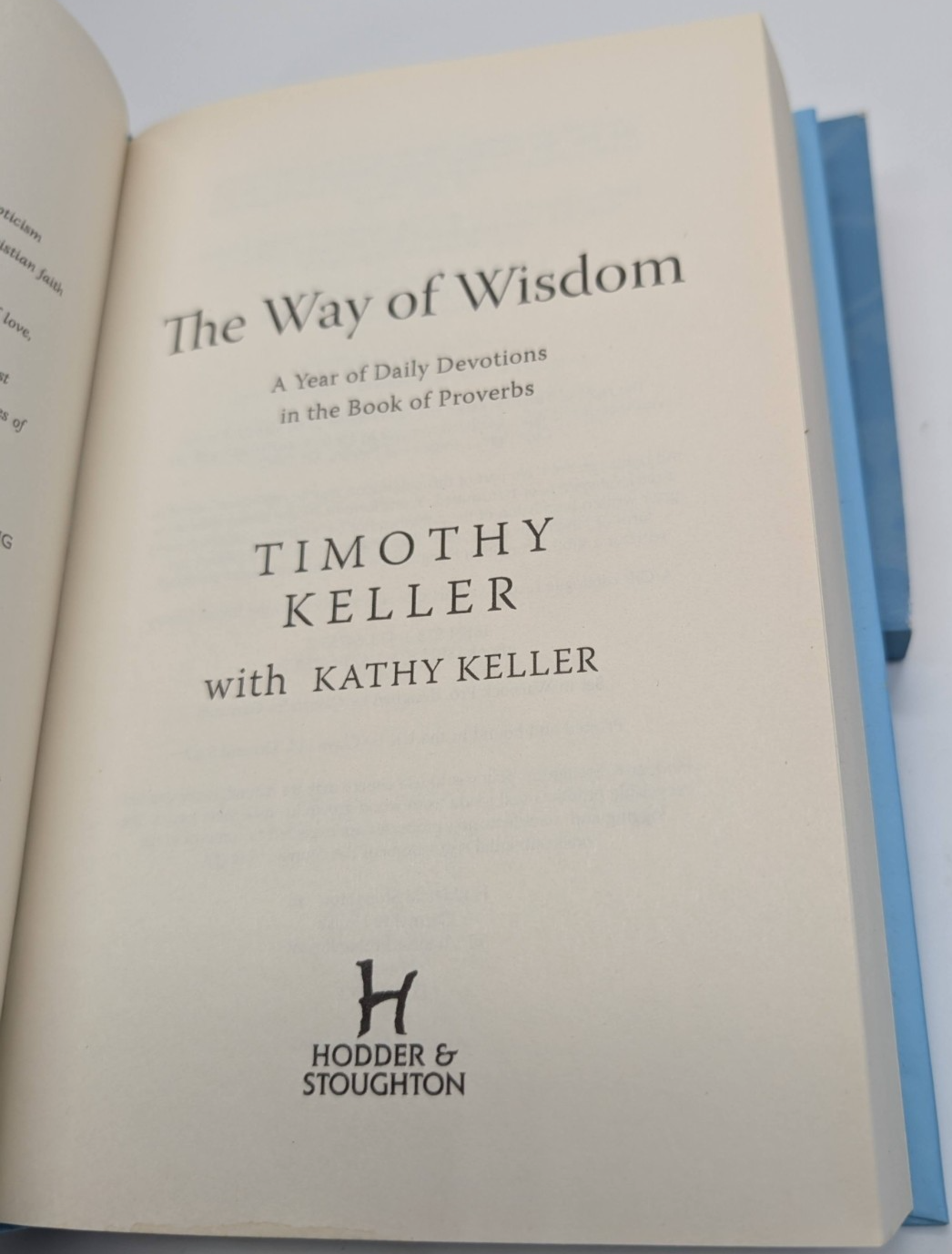 Timothy J Keller 2-in-1 Books (Way of Wisdom + Every Good Endeavour)