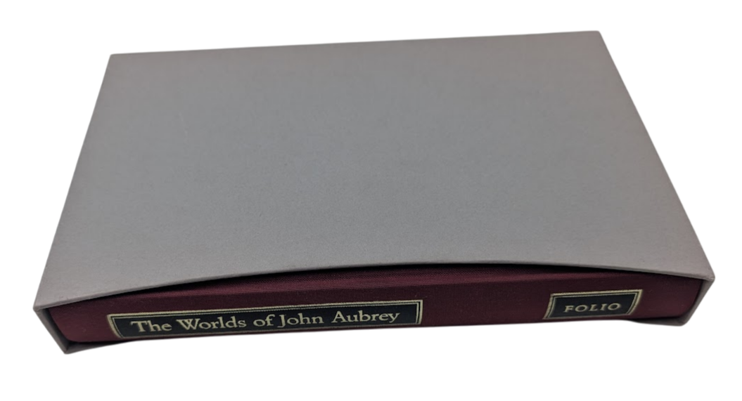 The Worlds of John Aubrey by Richard Barber biography Folio Society w/ case 1988
