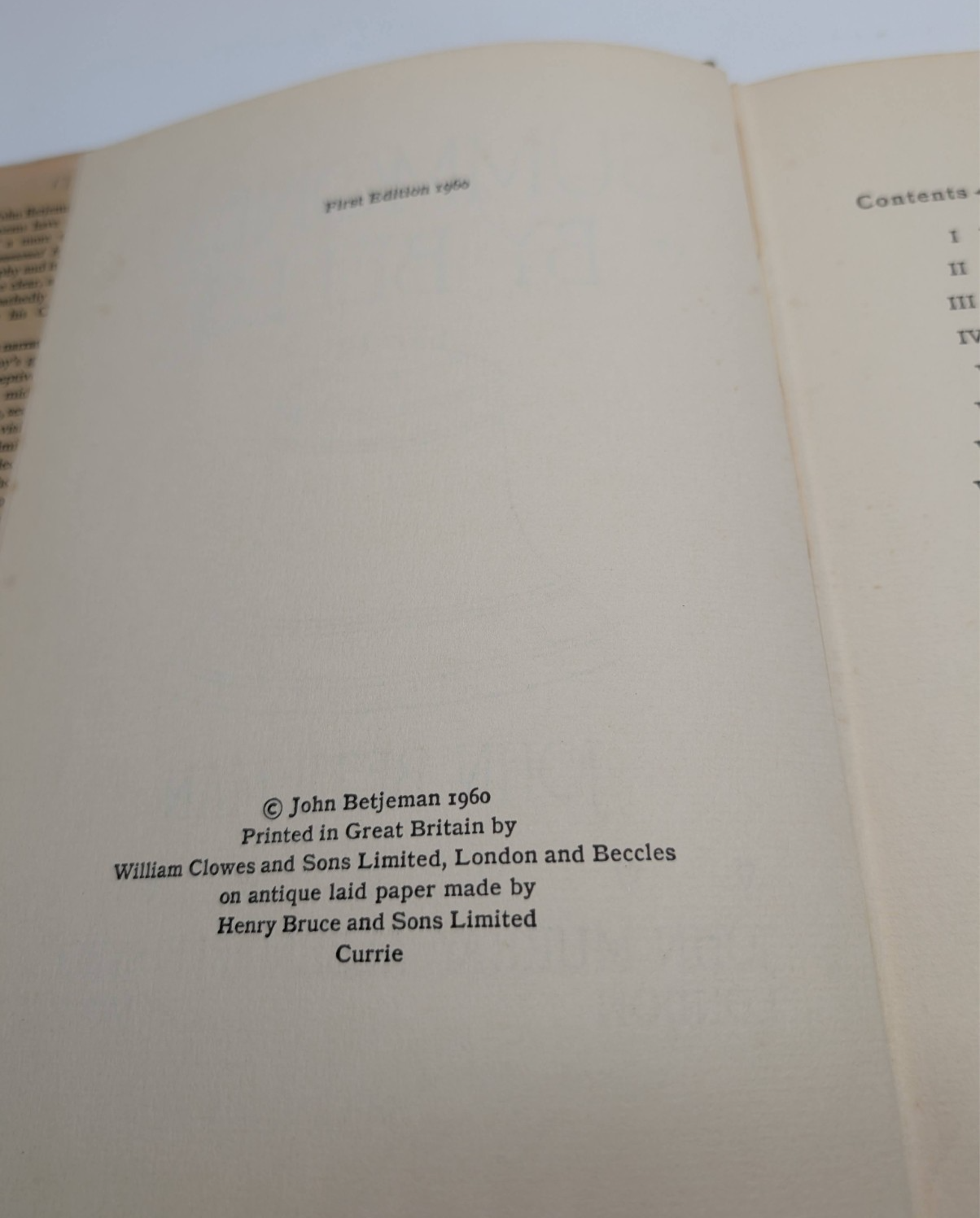 Summoned by Bells by John Betjeman 1960 Hardcover Poetry Memoir