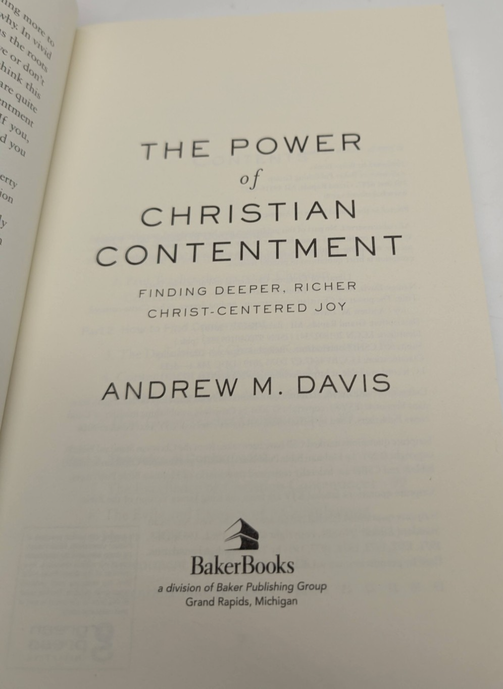 The Power of Christian Contentment by Richard Baxter