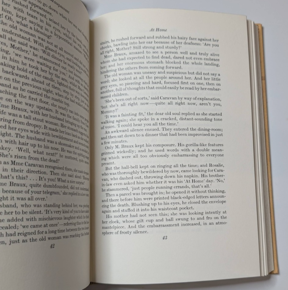 Bed 29 and Other Stories Guy de Maupassant 1994 stories fiction Folio Society