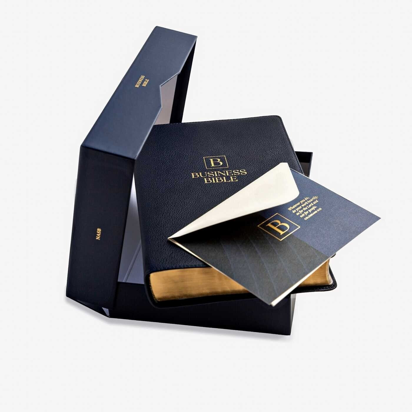 Business Bible gold leaf edn Business related highlights Flexibound 2020 Sealed