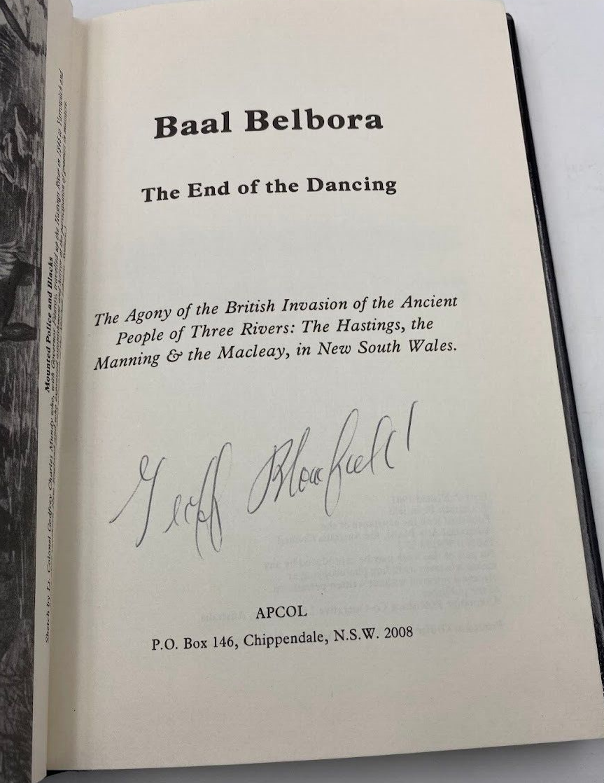 Baal Belbora End of Dancing British Invasion of Ancient People SIGNED Blomfield