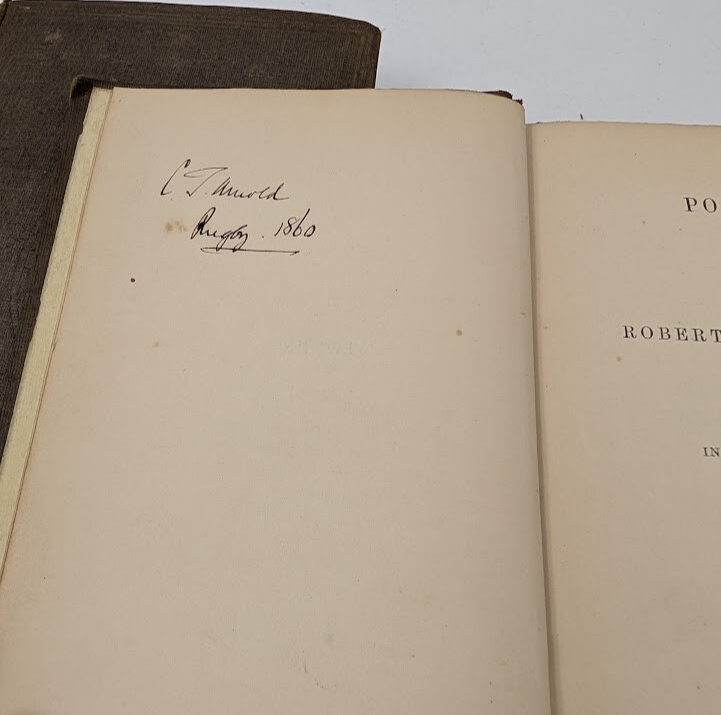 Browning's poems 2 volumes Elizabeth Barrett Browning 1849 Edn. Chapman Hall