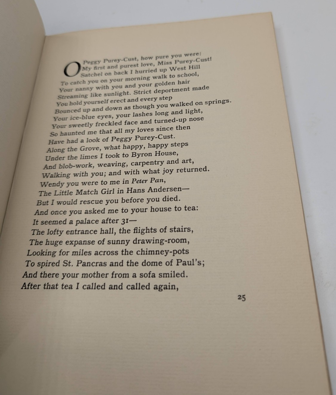 Summoned by Bells by John Betjeman 1960 Hardcover Poetry Memoir