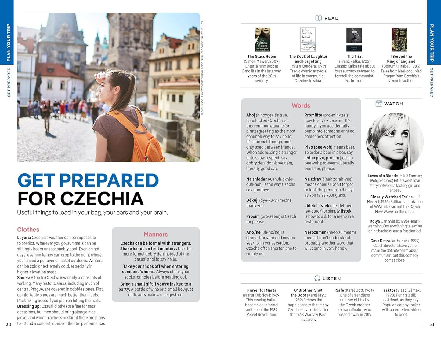 Lonely Planet Prague & Czechia PLUS Pocket Prague 2x Paperbacks in one deal
