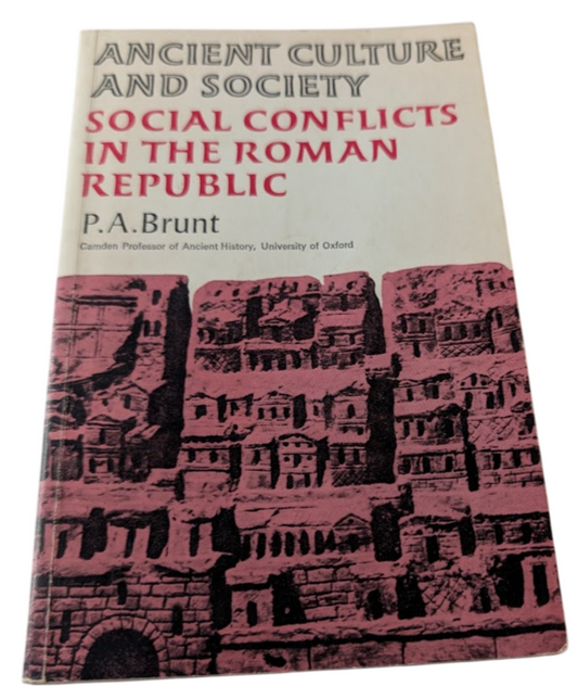 Social Conflicts in the Roman Republic by P. A. Brunt – actual book photo