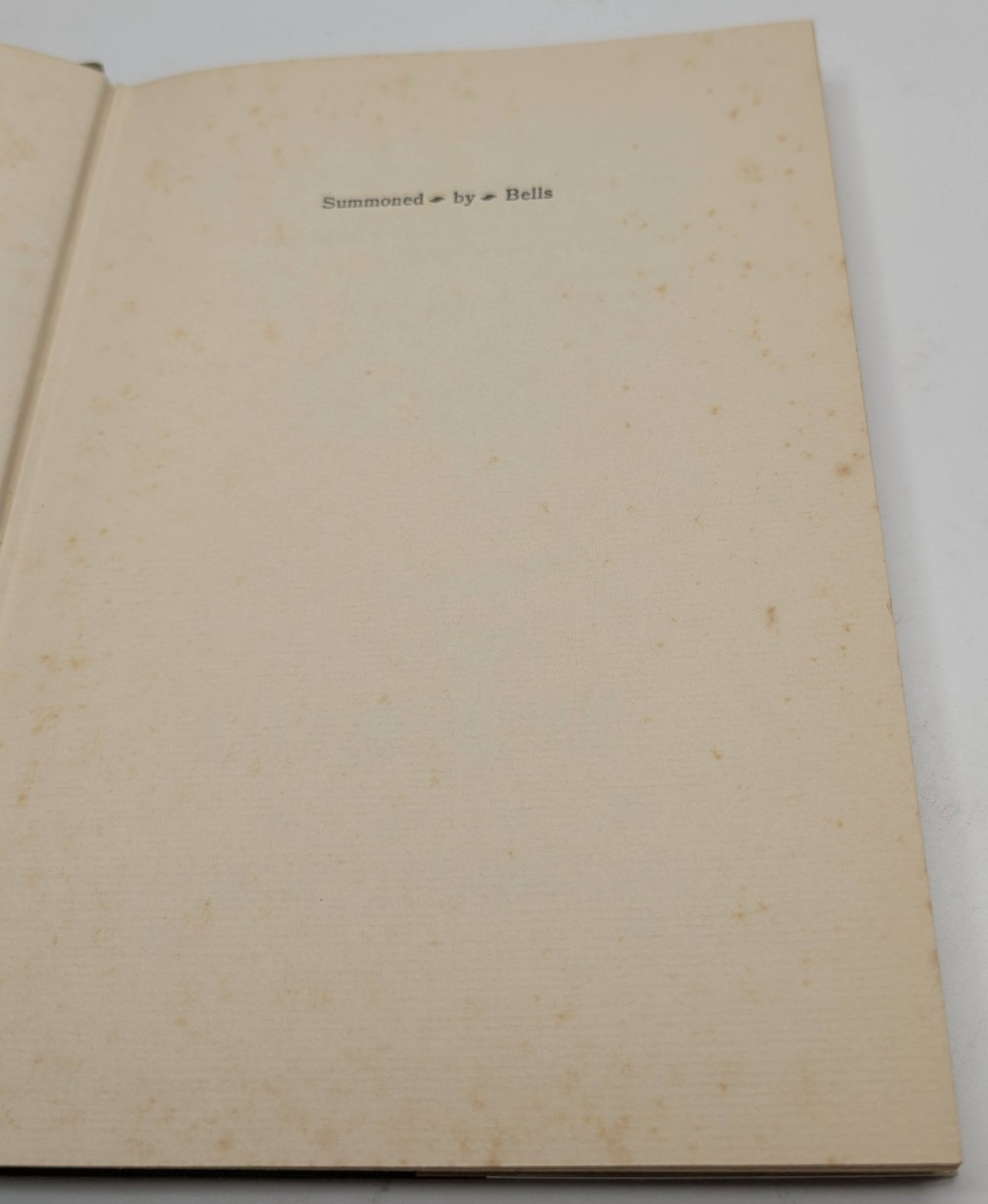 Summoned by Bells by John Betjeman 1960 Hardcover Poetry Memoir