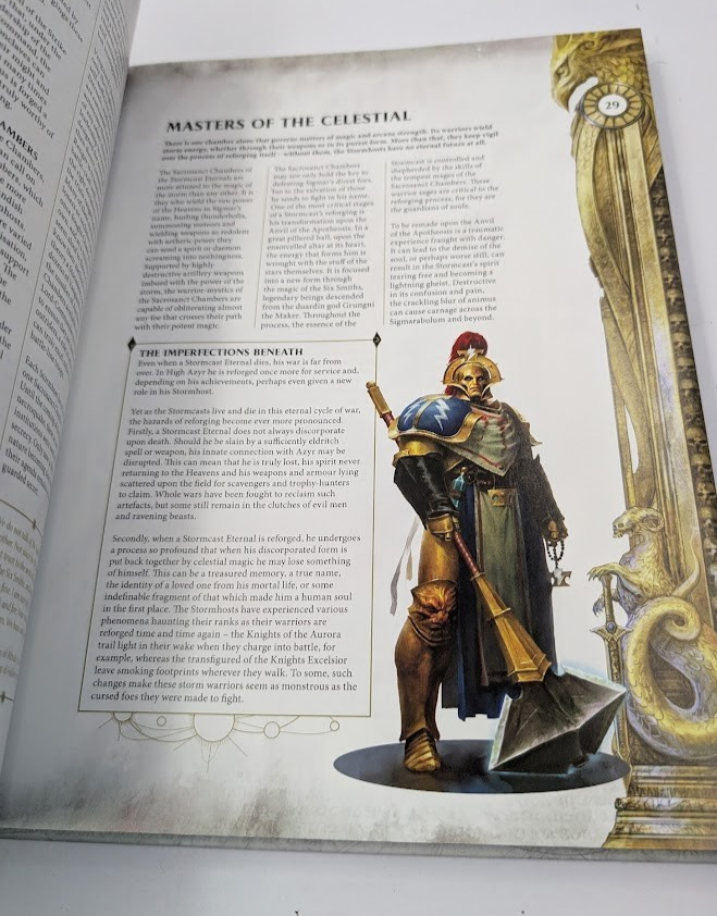 Warhammer Age of Sigmar Battletome Stormcast Eternals Citadel HC 2018 RPG Gaming