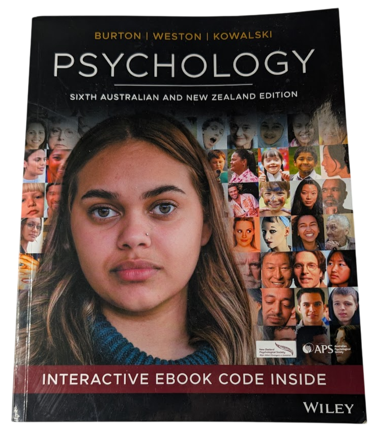 Psychology 6th AU NZ Edition Lorelle Burton Drew Westen Robin Kowalski