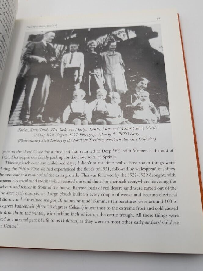 A Son of the Red Centre Kurt Johannsen Signed Hardcover, 1993 Road Train Pioneer