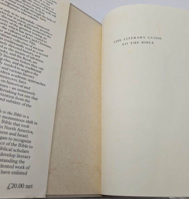 The Literary Guide to the Bible