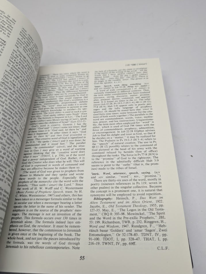 Theological Wordbook of the Old Testament 2 Volume Set by Harris, Archer, Waltke