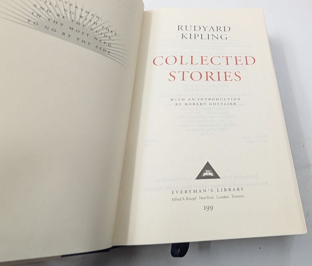 Collected Stories Rudyard Kipling HC 1994 Anthology