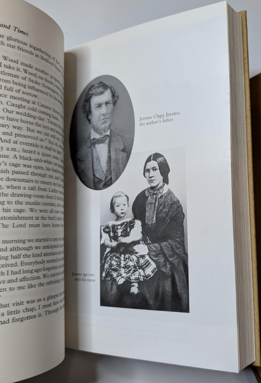 My Life and Times Jerome K. Jerome 1992 Autobiography Memoir Folio Society