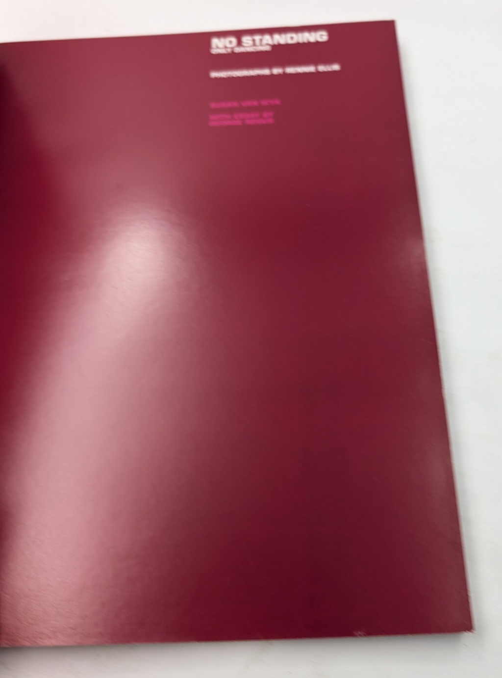 No Standing Only Dancing Rennie Ellis George Negus PB 2009  Journalism Australia